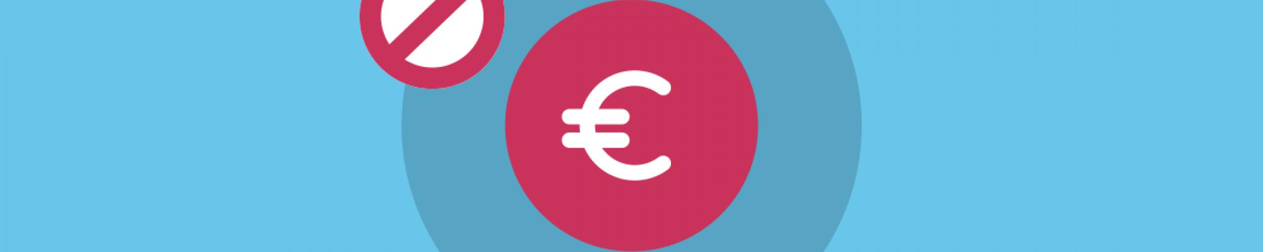 schulden en minima icoon