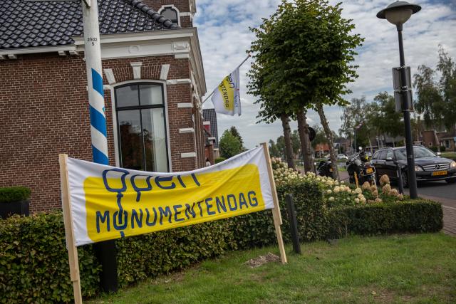 Foto van spandoek open monumentendag